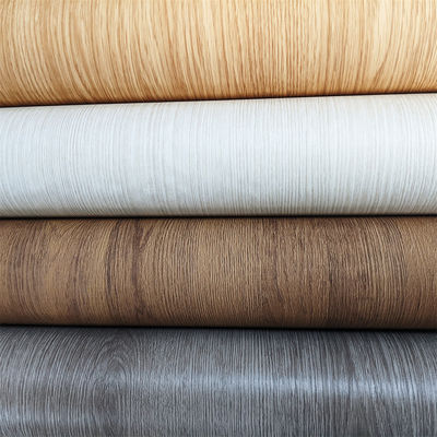 0.14mm Deep Embossed PVC Film Kayu Untuk Dekorasi Mdf Meubel Profil
