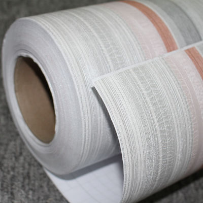 0.1mm-0.15mm PVC Bebas Peel And Stick Wallpaper High Gloss Soft Touch