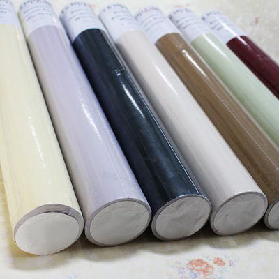 Berbagai Warna 122cm*50m Self Adhesive PVC Wallpaper Peel And Stick Wall Covering
