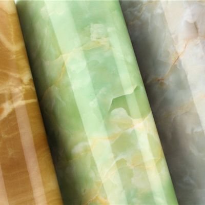0.1mm-0.15mm Dapur Counter Top Wallpaper Desain Marmer PVC Worktop Cover
